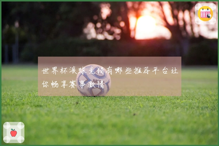 世界杯滚球竞猜有哪些推荐平台让你畅享赛事激情